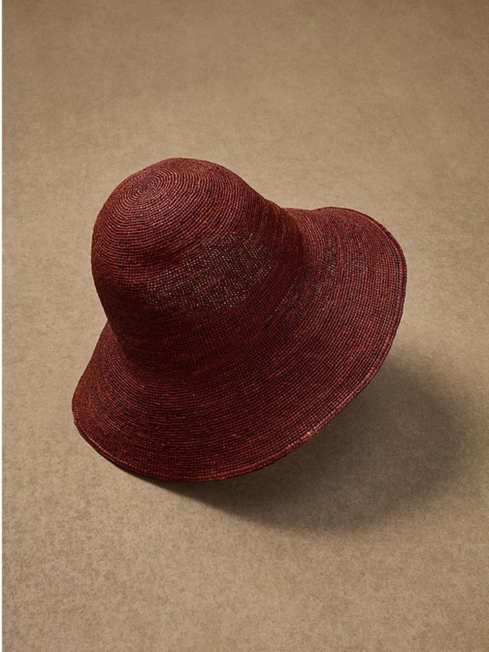 NWT Janessa Leone Tegan Bucket Hat in Chestnut M - Picture 2 of 2